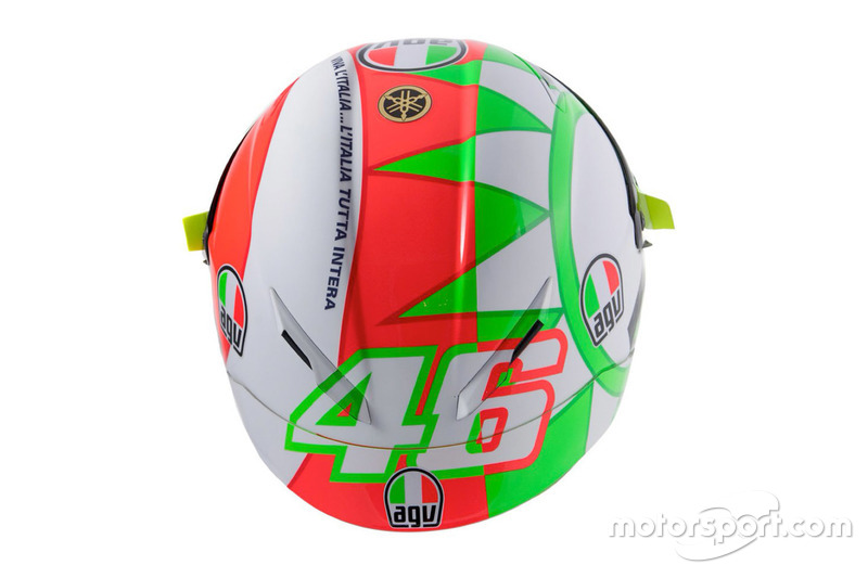 Il casco di Valentino Rossi, Yamaha Factory Racing