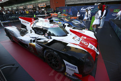 Ganadores de la carrera Fernando Alonso, Sébastien Buemi, Kazuki Nakajima, Toyota Gazoo Racing