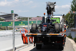 De McLaren MP4-31 van Fernando Alonso, McLaren na opgave