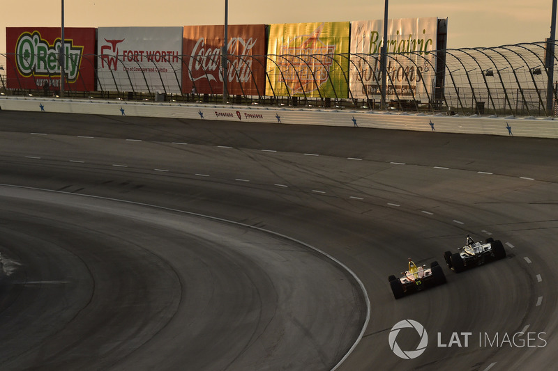 Zach Veach, Andretti Autosport Honda, Graham Rahal, Rahal Letterman Lanigan Racing Honda