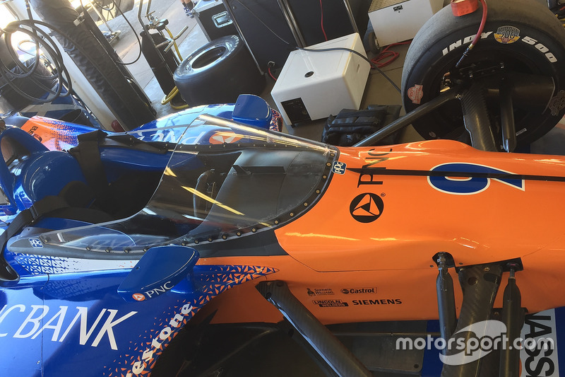 Скотт Діксон, Chip Ganassi Racing Honda тестує новий aeroscreen