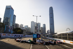 Lucas di Grassi, Audi Sport ABT Schaeffler leads Maro Engel, Venturi Formula E Team