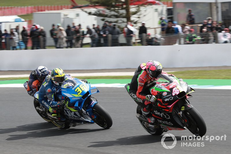 Aleix Espargaro eindigde op de tiende plaats op Phillip Island.