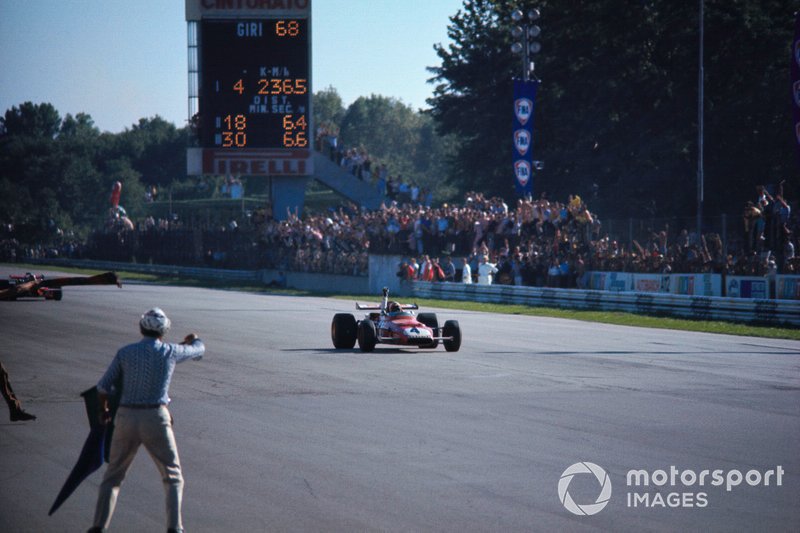 Ganador de la carrera Clay Regazzoni, Ferrari 312B