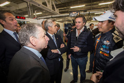 Jean Todt, Presidente FIA, Alejandro Agag, CEO Formula E e Salvador Duran, Team Aguri