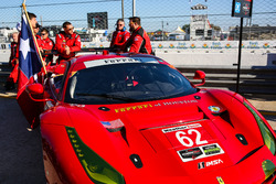 #62 Risi Competizione Ferrari 488 GTE: Toni Vilander, Giancarlo Fisichella, James Calado