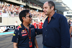 Chalerm Yoovidhya, Red Bull Racing Co-Owner with Gerhard Berger on the grid
