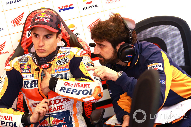 Marc Marquez, Repsol Honda Team, et Santi Hernandez