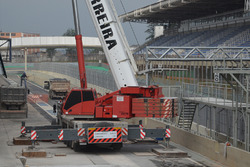 Arbeiten in Interlagos