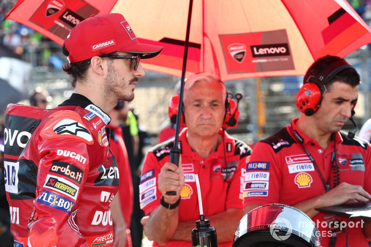 Francesco Bagnaia, Ducati Team, saat start