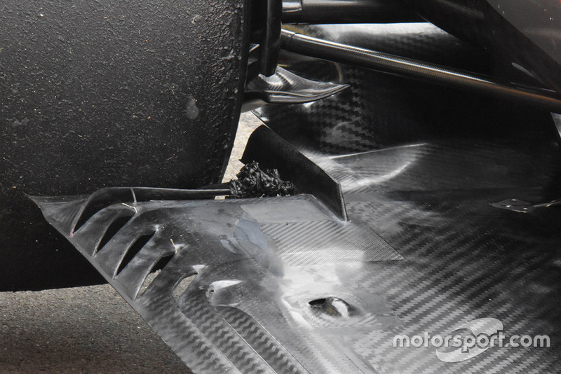 Ferrari SF71H vloer detail