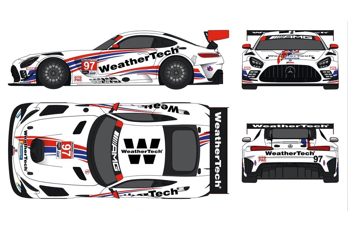 WeatherTech Racing Mercedes-AMG livery