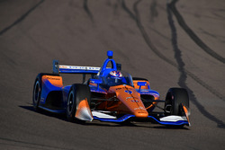 Scott Dixon, Chip Ganassi Racing Honda prova l'aeroscreen