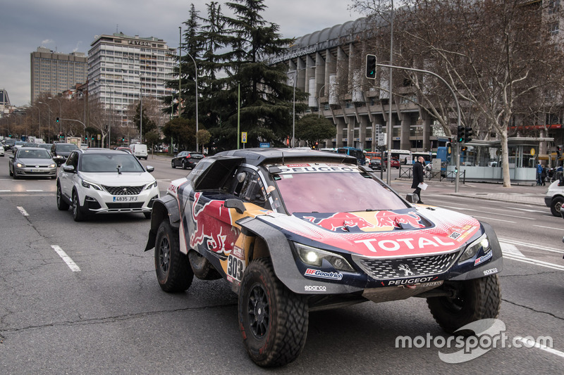Карлос Сайнс, Лукас Крус, Peugeot Sport, у Мадриді