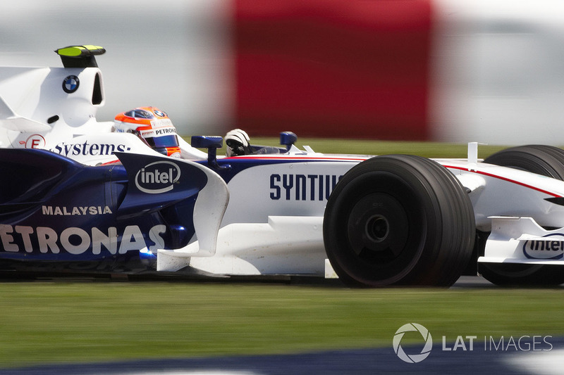 Роберт Кубица, BMW Sauber F1.08, на пути к победе в Гран При Канады