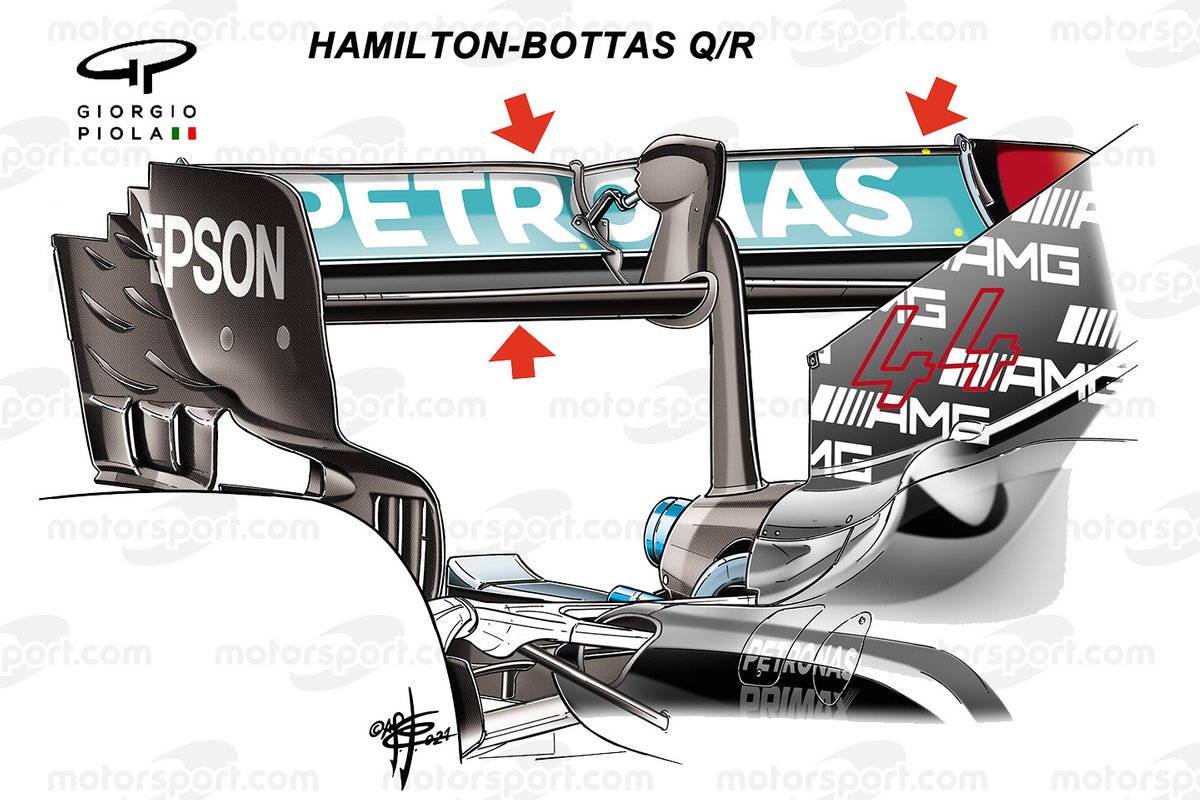 Субботний вариант крыла Mercedes W12