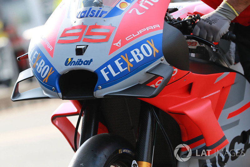 Ducati Team, bike fairing detail