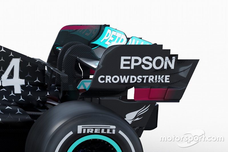 Mercedes AMG F1 W11 detail