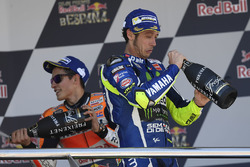Podium: winner Valentino Rossi, Yamaha Factory Racing