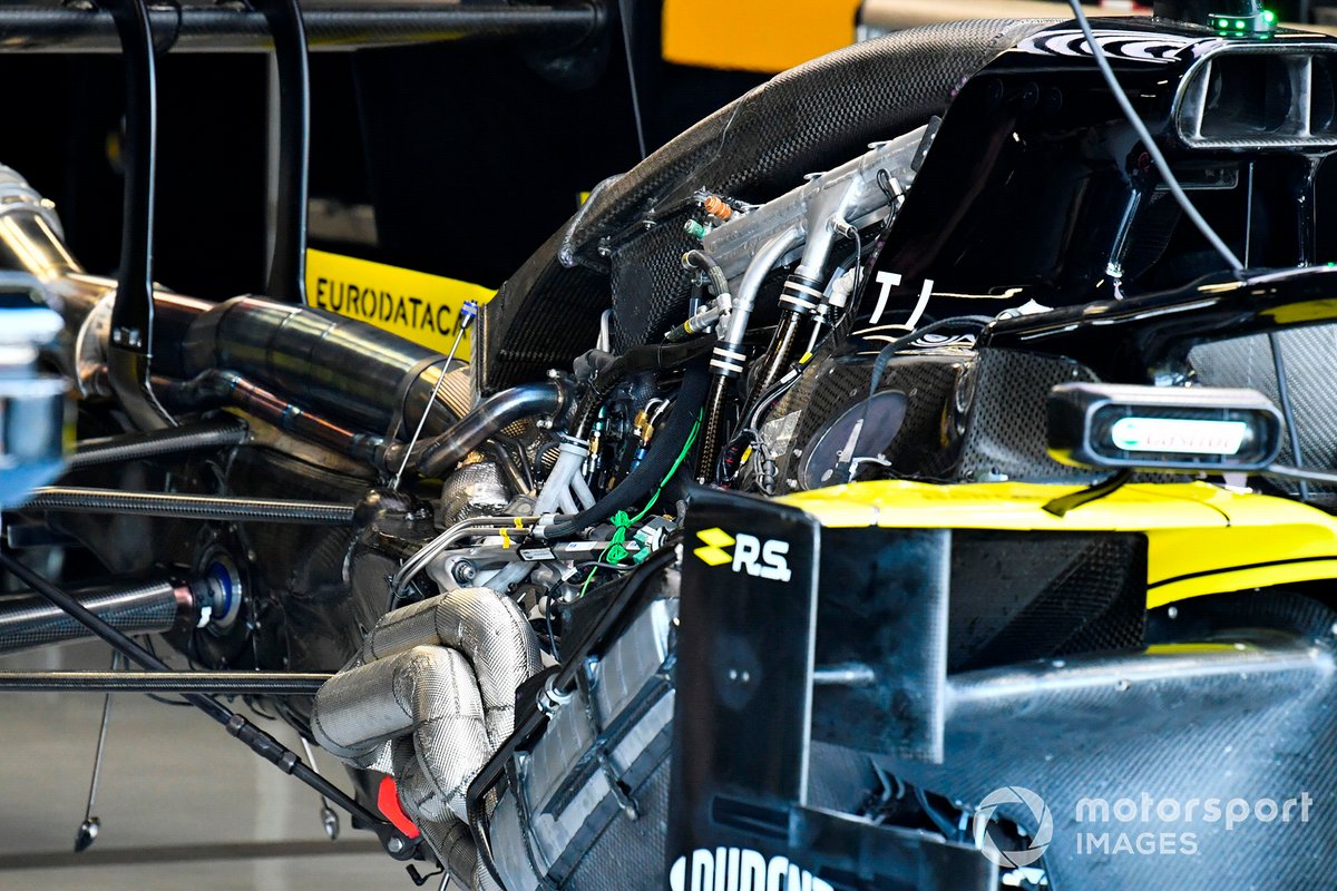 Renault F1 Team R.S.19 güç ünitesi yerleştirmesi