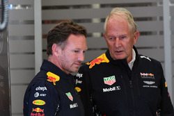 Christian Horner, Teamchef Red Bull Racing Team, Dr. Helmut Marko, Berater Red Bull