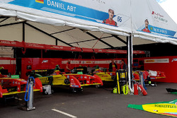 Box von Team ABT Schaeffler Audi Sport