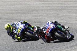 Jorge Lorenzo, Yamaha Factory Racing, und Valentino Rossi, Yamaha Factory Racing