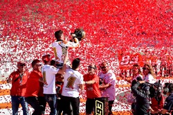 Wereldkampioen Marc Marquez, Repsol Honda Team viert feest