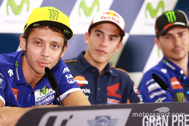 Валентино Россі, Yamaha Factory Racing, Марк Маркес, Repsol Honda Team, Хорхе Лоренсо, Yamaha Factor