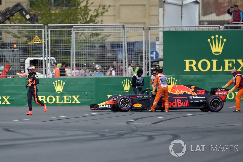 El auto de Max Verstappen, Red Bull Racing RB14