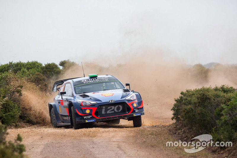 Hayden Paddon, Sebastian Marshall, Hyundai Motorsport Hyundai i20 Coupe WRC