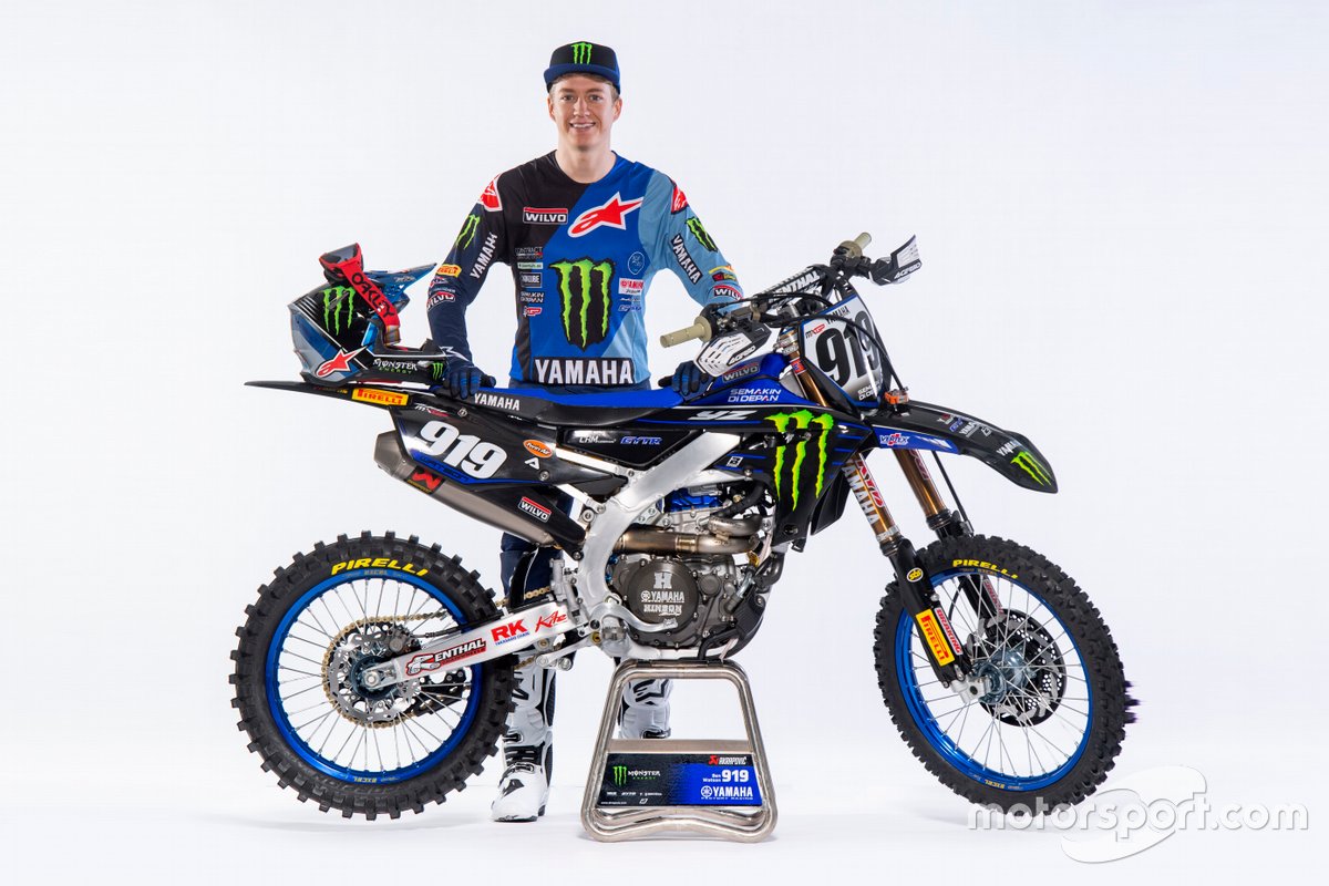 Ben Watson yang baru bergabung ke Monster Energy Yamaha Factory MXGP Team dari MX2 ampu beradaptasi cepat di atas Yamaha YZ450FM.