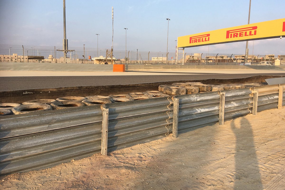 New tyre barrier