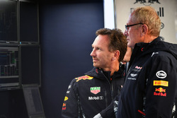 Christian Horner, Red Bull Racing Team Principal and Dr Helmut Marko, Red Bull Motorsport Consultant