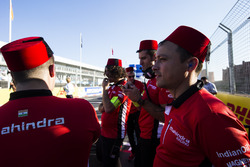 Team members of Mahindra Racing