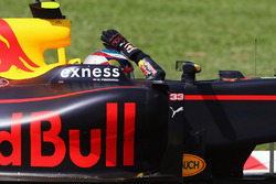 Переможець Макс Ферстаппен, Red Bull Racing святкує перемогу після фінішу