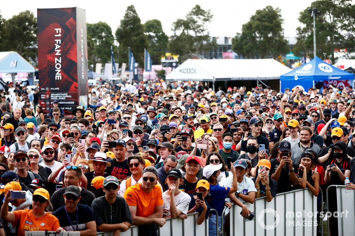 Aficionados en el GP de Australia