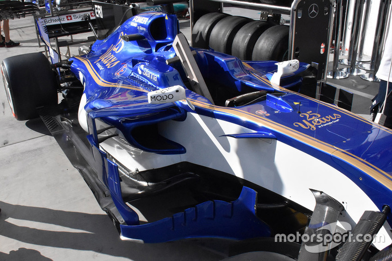 Sauber C36 detay
