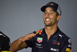 Daniel Ricciardo, Red Bull Racing basın toplantısında