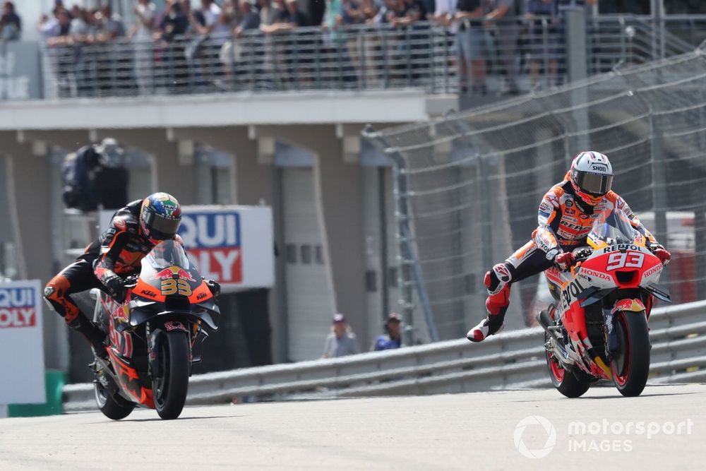Marc Márquez, Repsol Honda Team, Brad Binder, Red Bull KTM Factory Racing