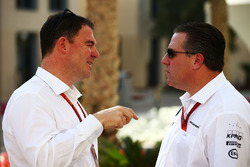 James Allen, Journalist with Zak Brown, McLaren Executive Director