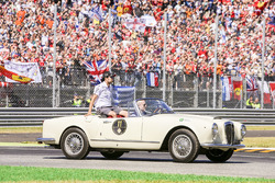 Sergio Perez, Force India, in the drivers parade