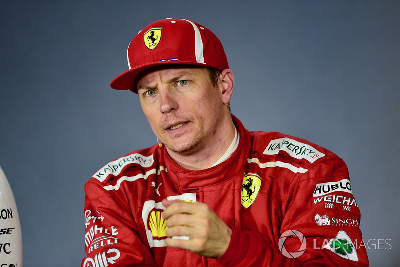 Kimi Raikkonen, Ferrari nella conferenza stampa