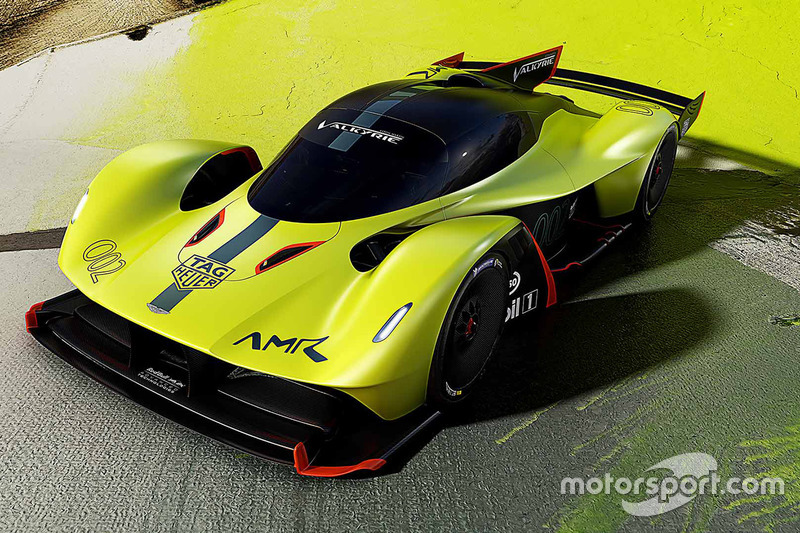 ジュネーブ・モーターショーに出展されたサーキット専用モデル、Aston Martin Valkyrie AMR Pro