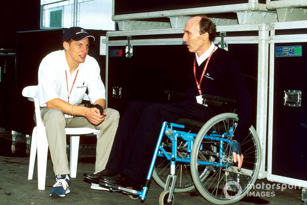 Jenson Button bertemu Frank Williams