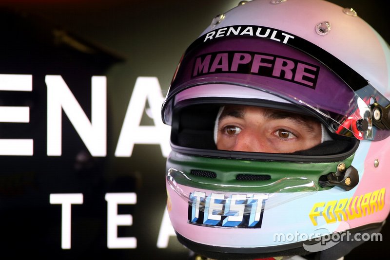 Test Helmet of Daniel Ricciardo, Renault F1 Team