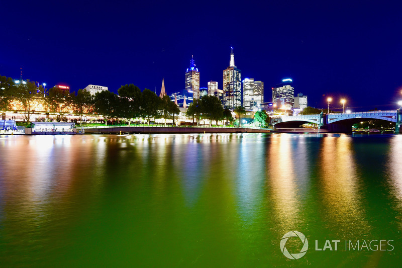 Atmosfer Melbourne şehir genel görünüm