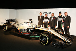 Andy Green, Sergio Perez Vijay Mallya, Esteban Ocon ve Otmar Szafnauer, Sahara Force India lansmanın