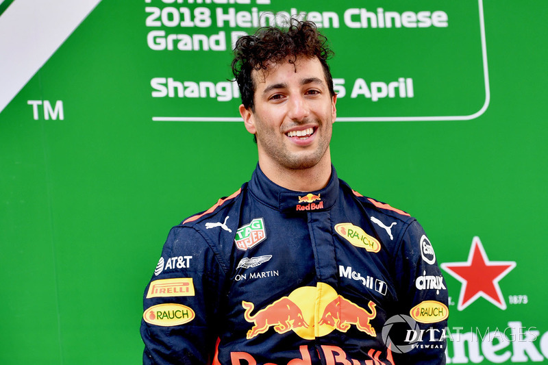 Yarış galibi Daniel Ricciardo, Red Bull Racing