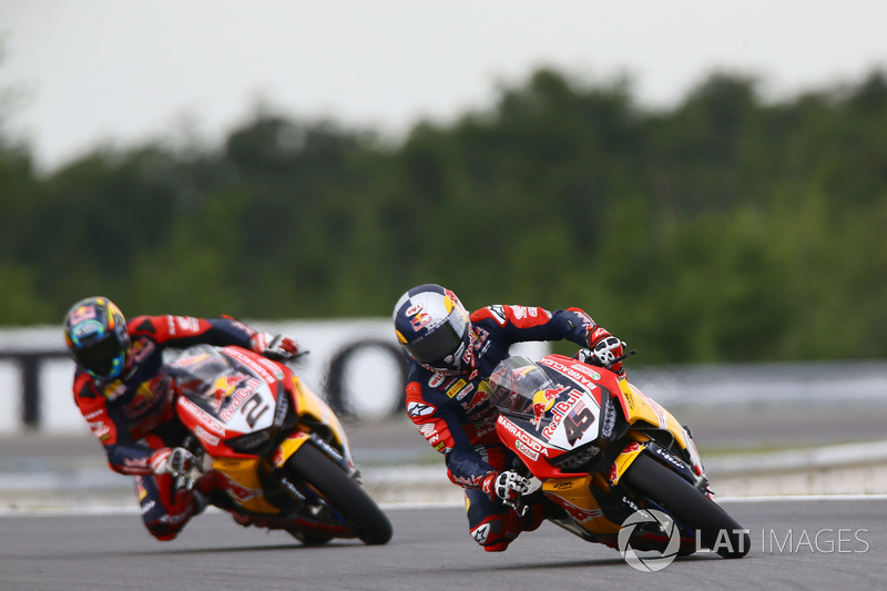 Jake Gagne, Honda WSBK Team, Leon Camier, Honda WSBK Team